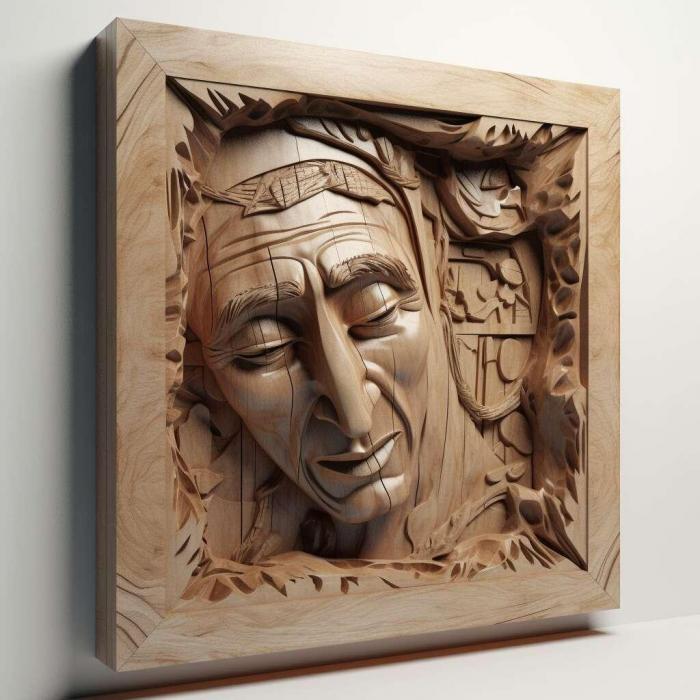 نموذج ثلاثي الأبعاد لآلة CNC 3D Art 